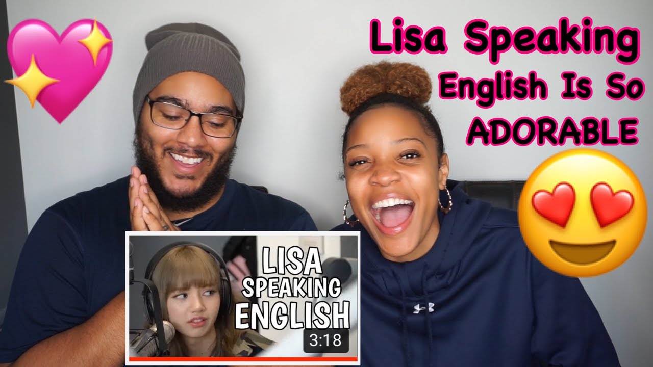 BLACKPINK Lisa speaking English Reaction
