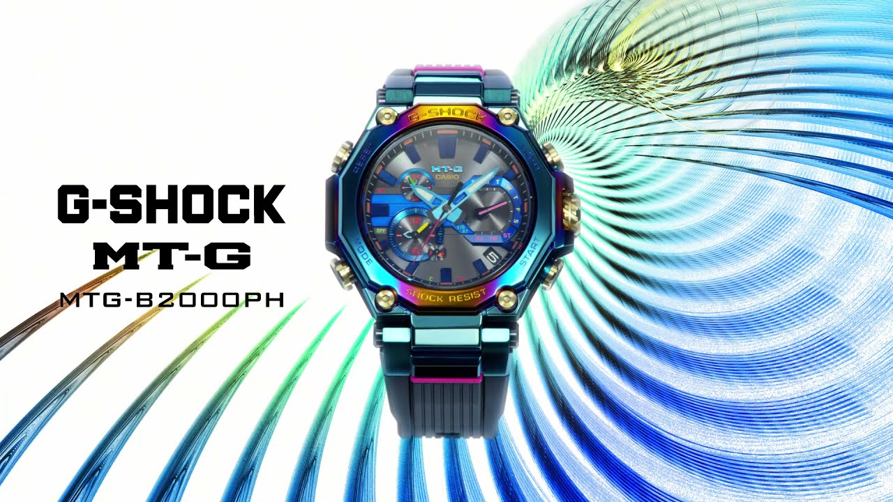 G-SHOCK MT-G Blue Phoenix Limited Edition Watch MTG-B2000PH-2A