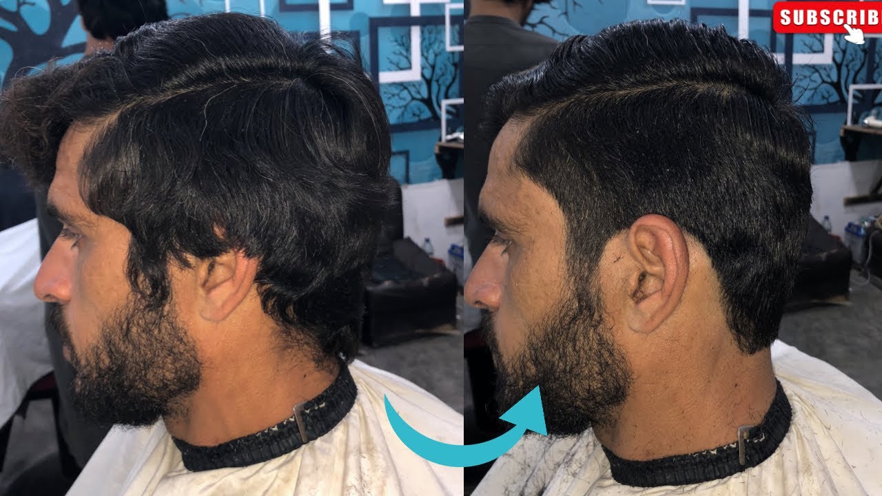 Professional barber Simple haircut with best asmr sound  simple haircut stip by stip tutorials 