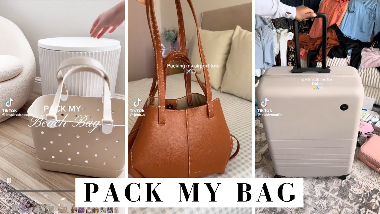 Pack My Bag ASMR TikTok Compilation | Satisfying Packing Sounds & Visuals