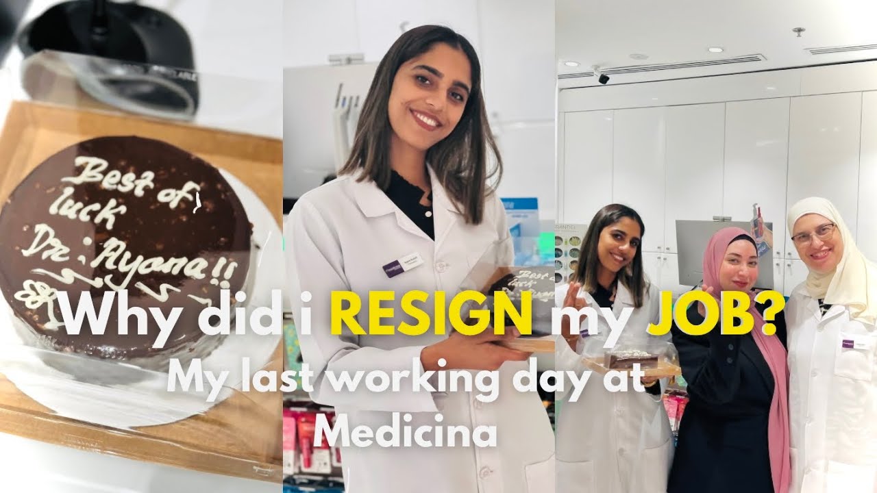 Why did i resign My Job| My last working day at Medicina👩‍⚕️| Dubai Pharmacist |  | AyanaArjun|