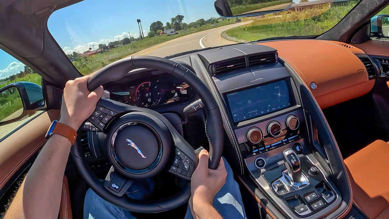 2024 Jaguar F-Type R75 Convertible P575 - POV Test Drive (Binaural Audio)