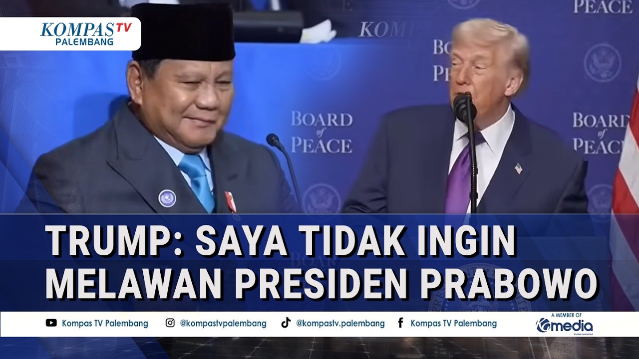 Kata Trump di Pertemuan Board of Peace: Saya Tidak Ingin Melawan Presiden Prabowo