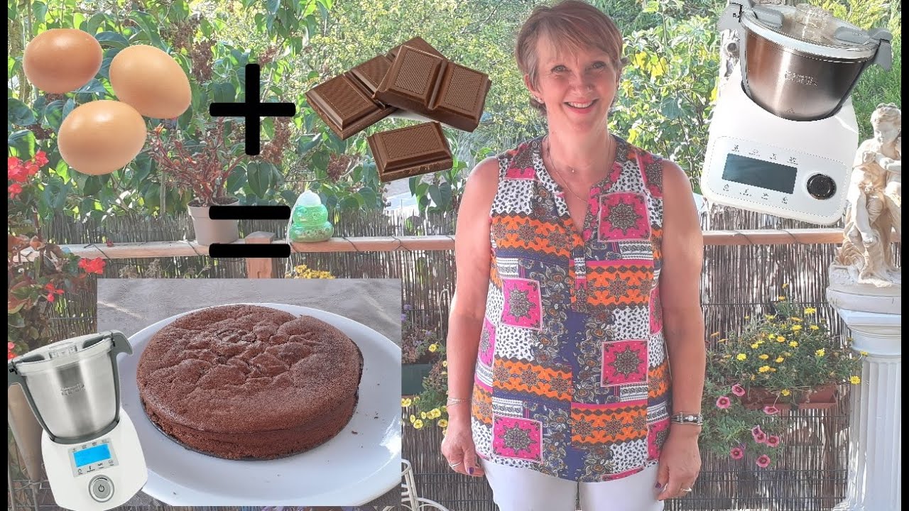 UN GÂTEAU AU CHOCOLAT AVEC SEULEMENT 2 INGRÉDIENTS ( ŒUFS ET CHOCOLAT ) AU COMPACT COOK PRO OU ELITE