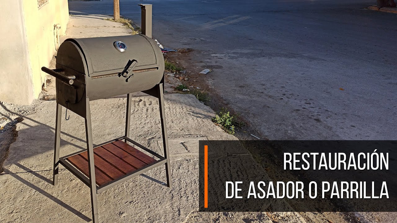 ✅ Como restaurar un asador o parrilla vieja ¡¡¡ FÁCIL Y RÁPIDO!!!