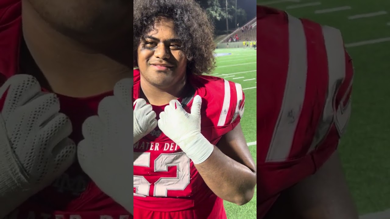 Full Interview with USC Defensive Lineman Commit Tomuhini Topui. 6'4 320 lbs out of Mater Dei