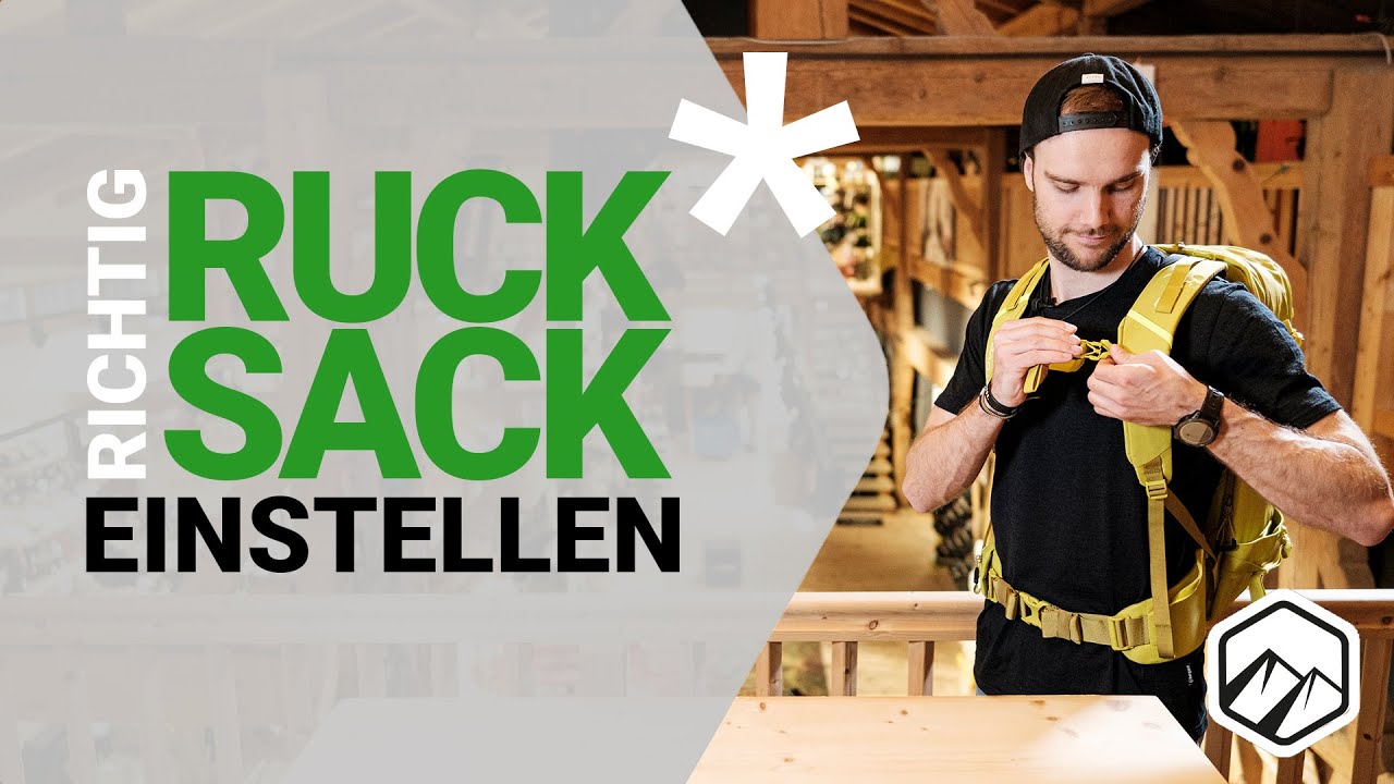 Rucksack richtig einstellen in 5 Schritten | Bergzeit