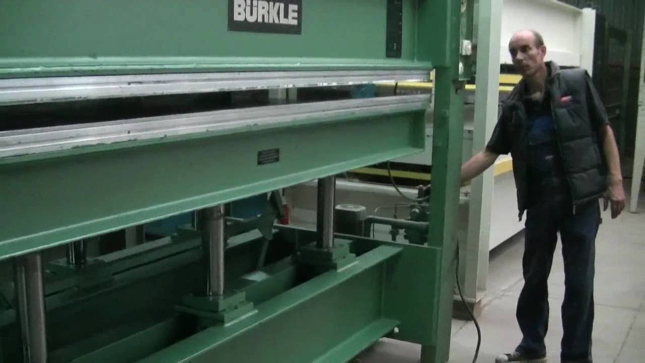 PRASA HYDRAULICZNA BURKLE / FURNIERPRESSE BURKLE/ VEENER PRESS BURKLE