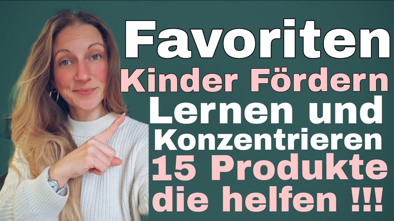 Kinder sinnvoll fördern l Konzentration und Aufmerksamkeit lernen l Mamatipps von Josiewiba
