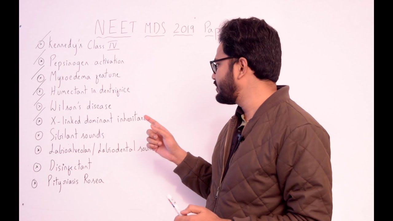 Paper Discussion 12 | NEET MDS 2019