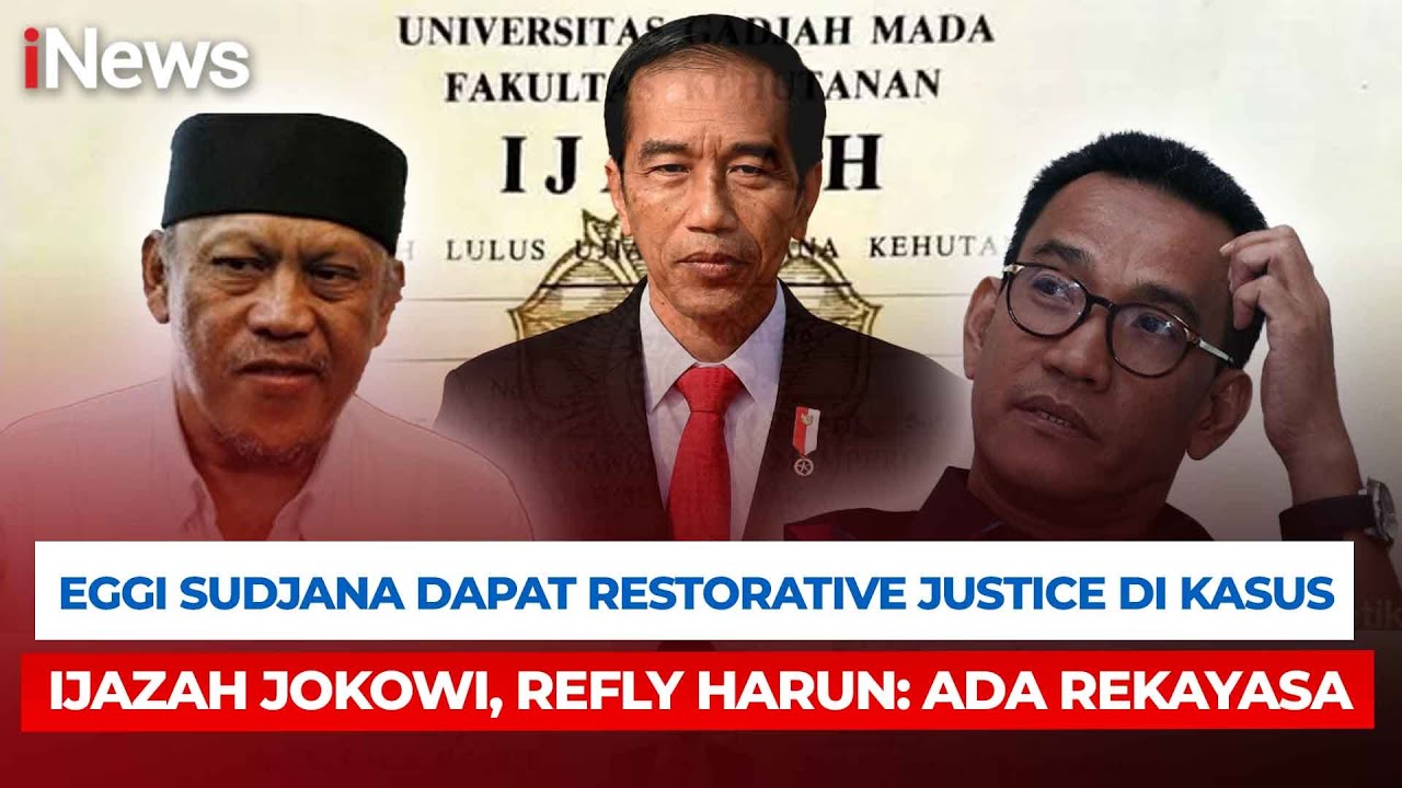 Refly Harun Tuding Ada Rekayasa di Balik Restorative Justice Eggi Sudjana di Kasus Ijazah Jokowi