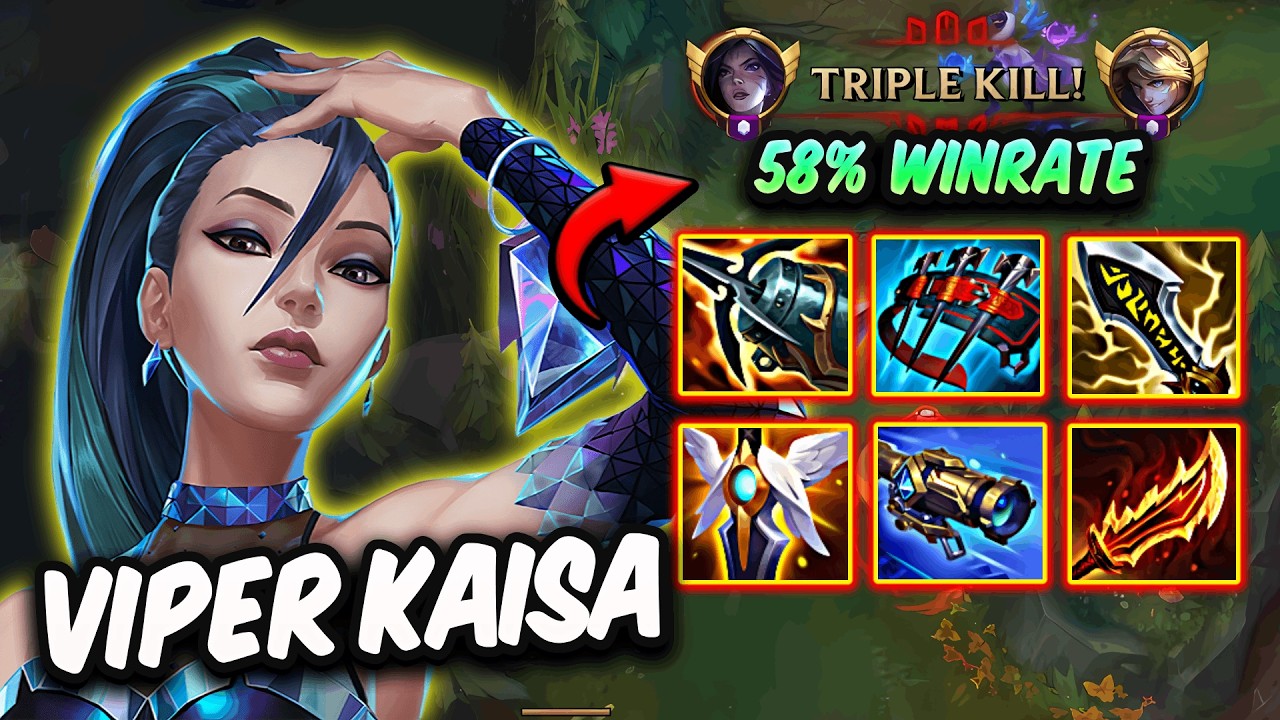 Kaisa vs Ezreal ADC ( BLG VIPER ) Korea Challenger 1645 LP