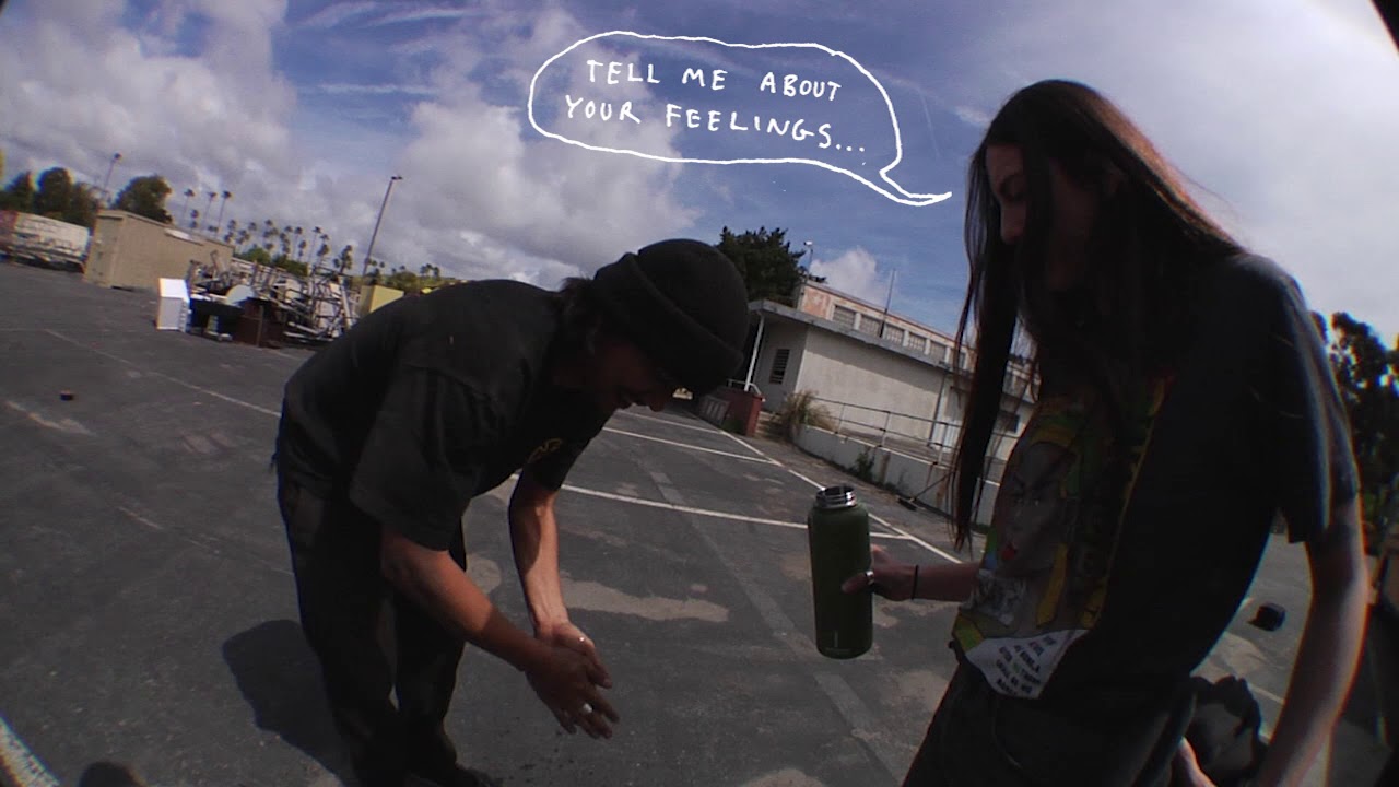 Jeremy Leabres and Blake Carpenter team building exercise for Toy Machine.