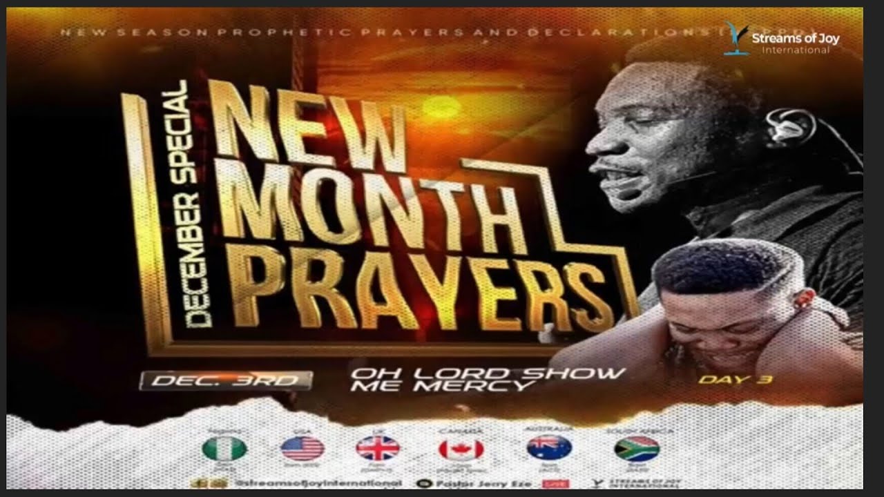 DECEMBER SPECIAL NEW MONTH PRAYERS [DAY 3] || NSPPD || 3RD DECEMBER 2025