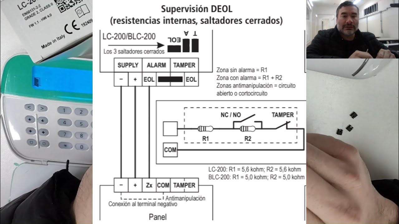 DSC LC-200. Sensor de movimiento grado 2.