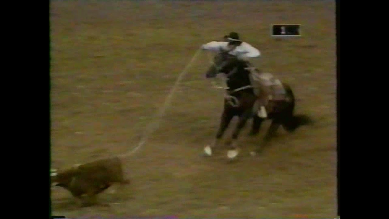 Calf Roping - 10th Go Round 1991 NFR Rodeo