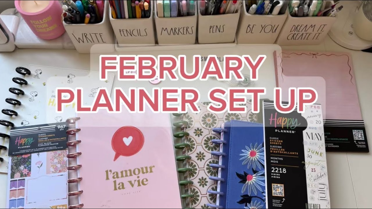 FEBRUARY PLANNER SET UP