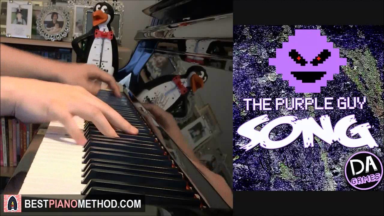FNAF 3 Song - I'm The Purple Guy - DAGames (Piano Cover by Amosdoll)