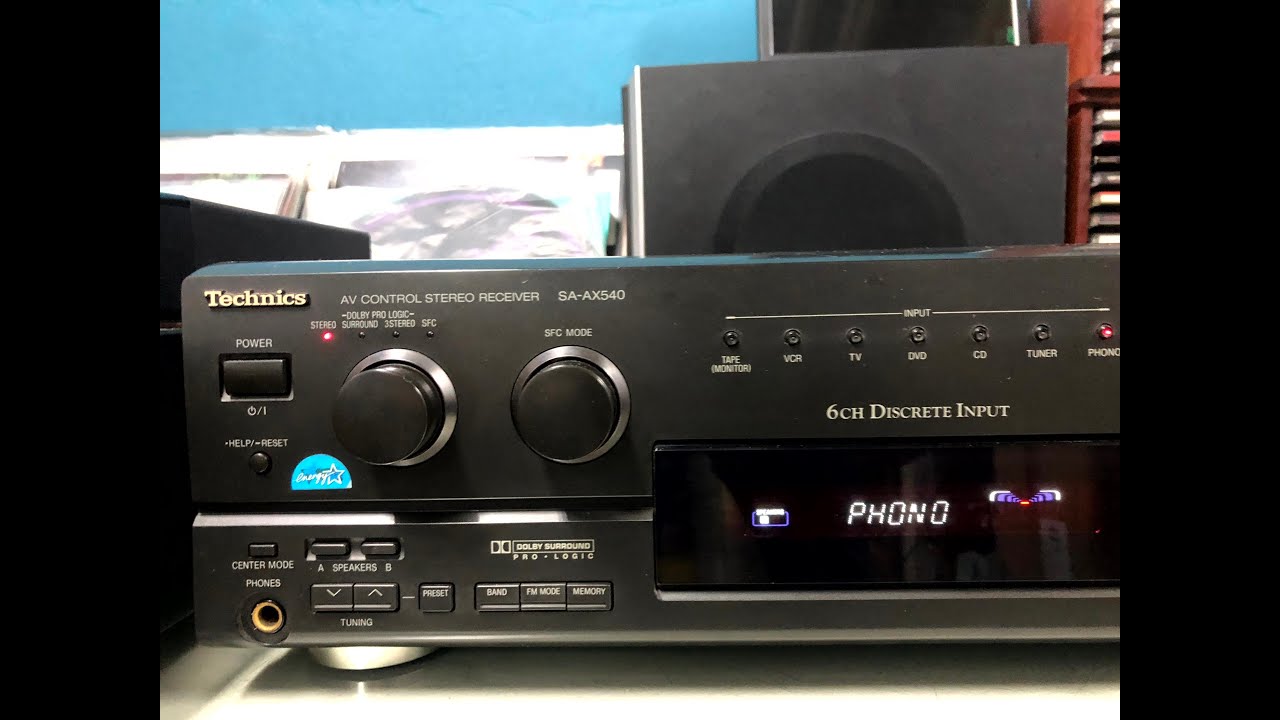 O Rei do Som - Receiver Technics SA-AX540