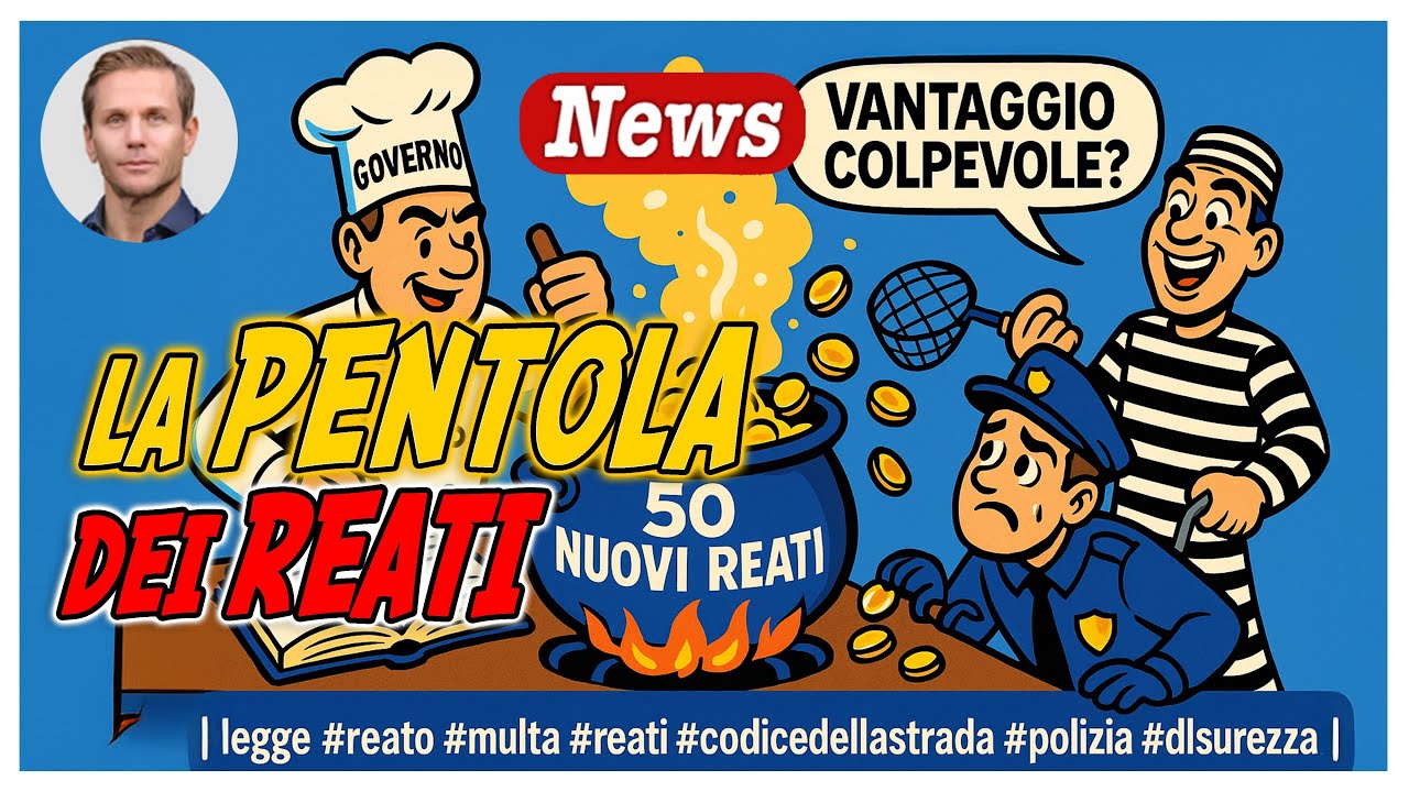 50 nuovi REATI approvati dal GOVERNO | Avv. Angelo Greco