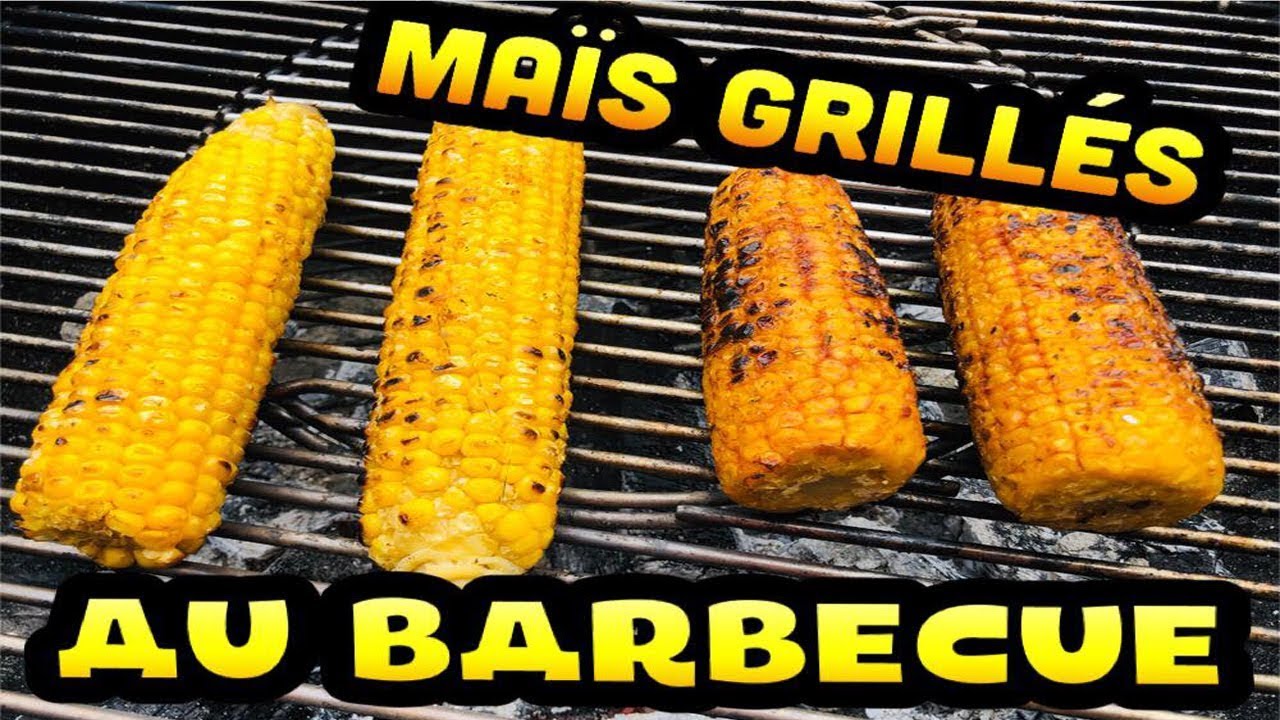 Le Maïs Grillé au Barbecue