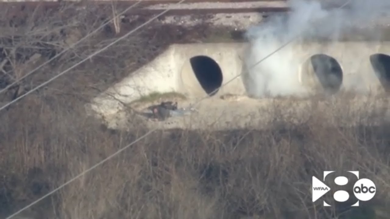 Suspect tear-gassed, arrested after hours-long standoff inside culvert at Dallas golf course
