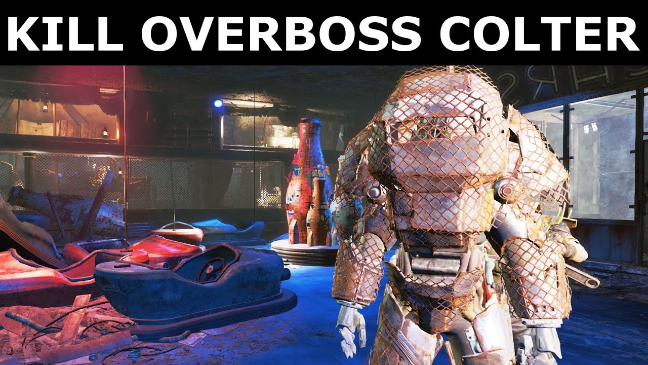 Fallout 4 Nuka World - Kill Overboss Colter - 