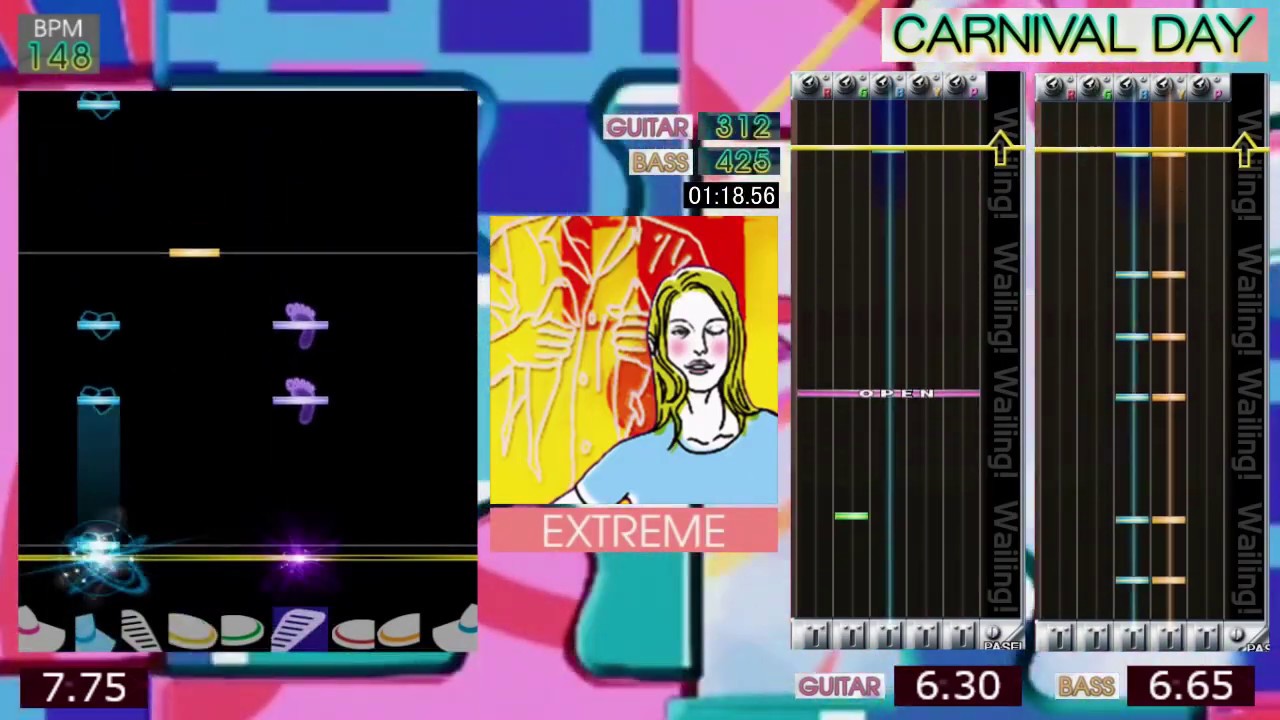 GITADORA / CARNIVAL DAY - EXTREME (GUITARFREAKS 4thMIX & drummania 3rdMIX)