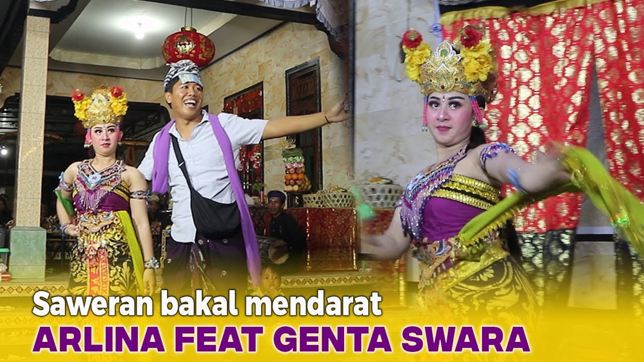 Saweran mendarat di Dahi, Arlina feat Genta Swara Patas
