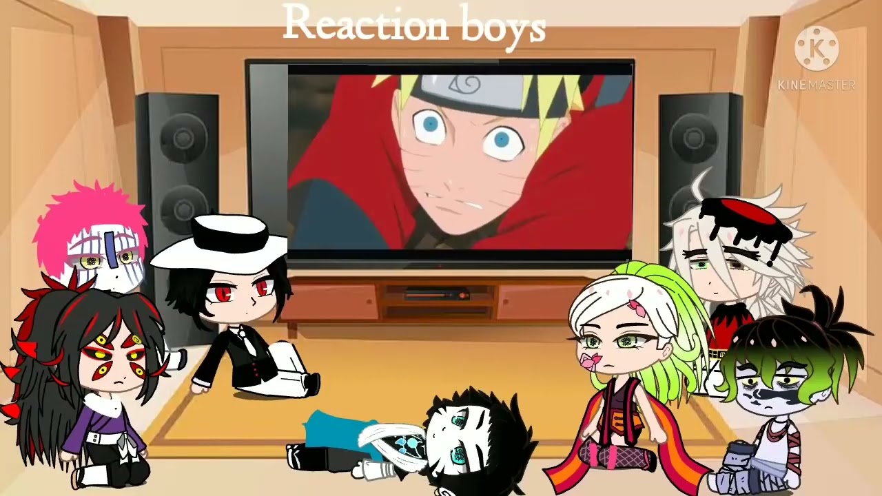Upper moons + muzan react to naruto 🦊🍜 4K special part 1