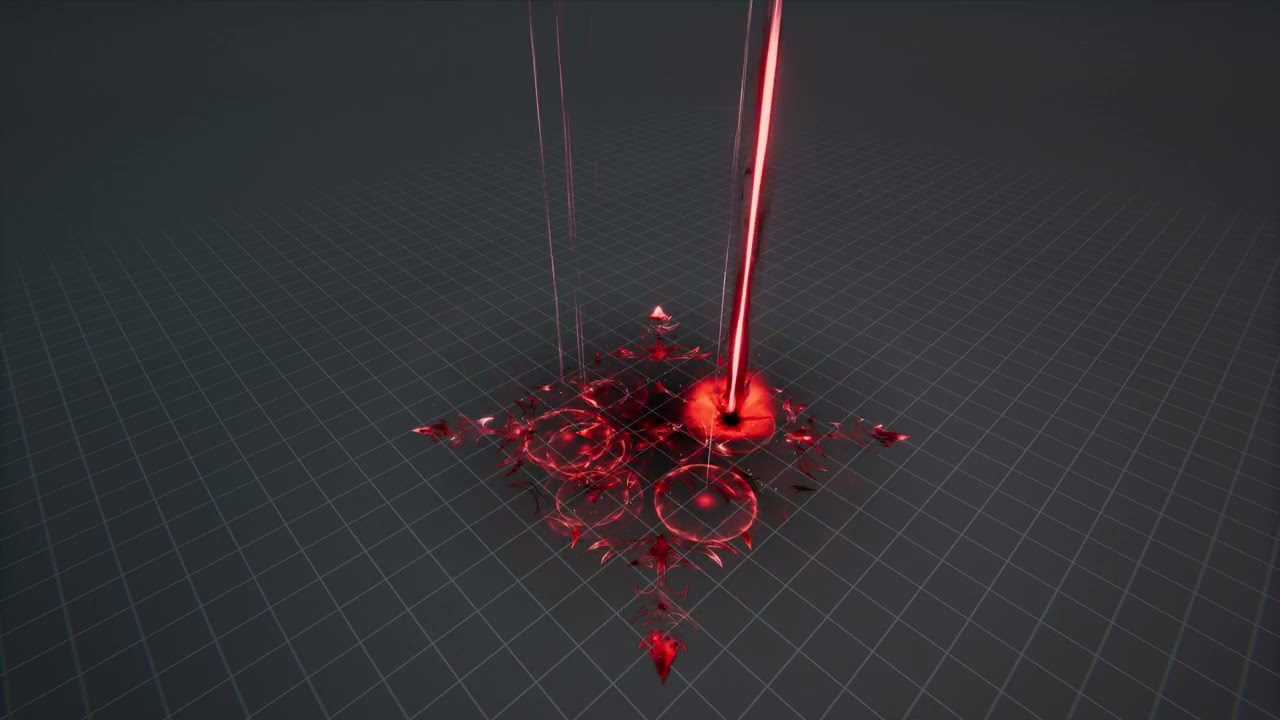Realistic AOE Beams VFX