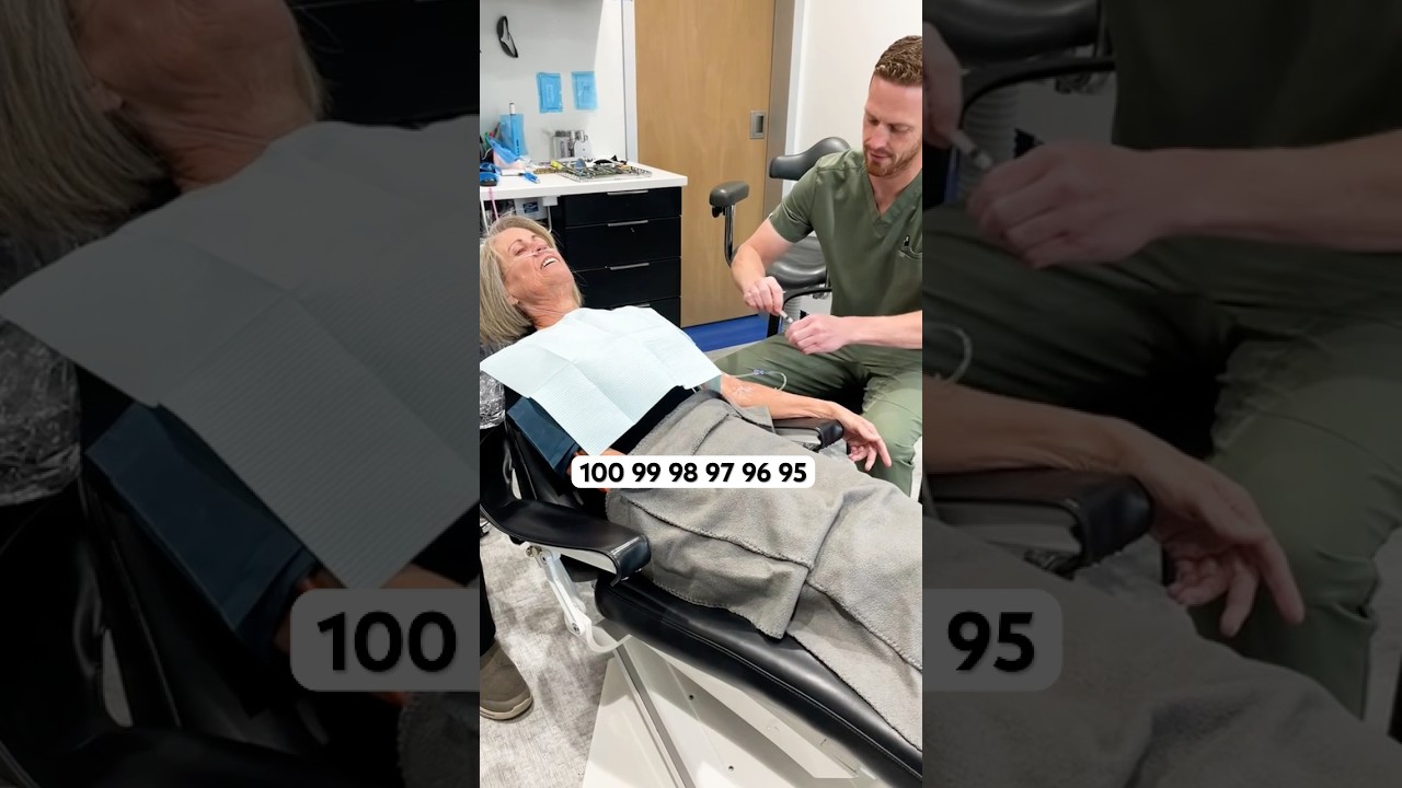 Dental Anesthesia In Action Her Eyes Stay Open!?