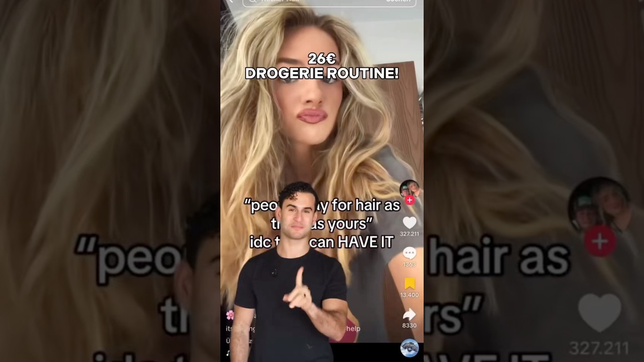 26&euro; Drogerie Routine! #khaledhamid #khaledhamidcare #haircare #haarpflege #drogerie #hairstylist #fy