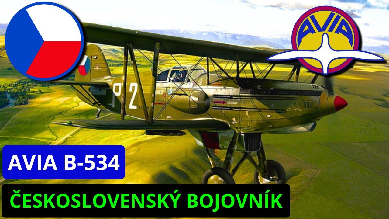 AVIA B-534: ČESKOSLOVENSK&Yacute; BOJOVN&Iacute;K...bez &scaron;ance na obranu země