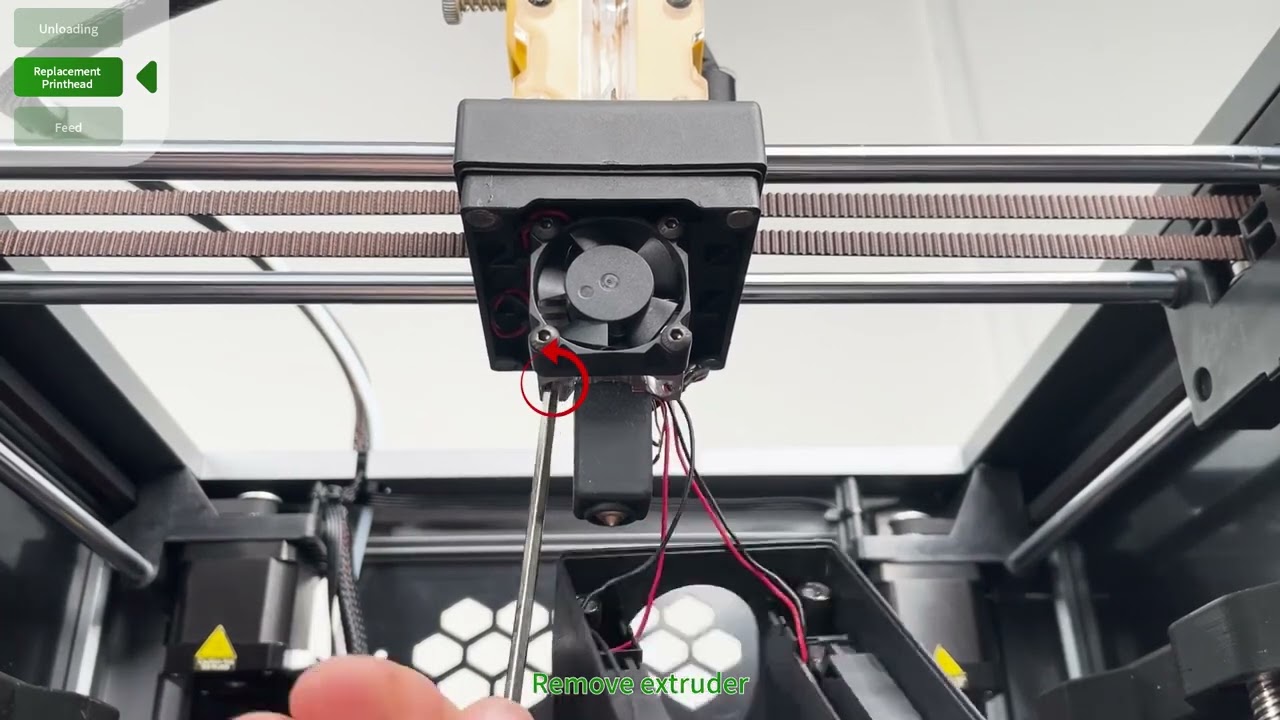 FlyingBear S1 3D Printer replacing the Print Head Tutorial