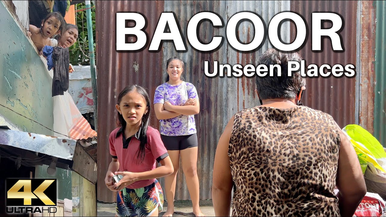 Bacoor Cavite Philippines has the NICEST People in the Most Unfortunate Places [4K]