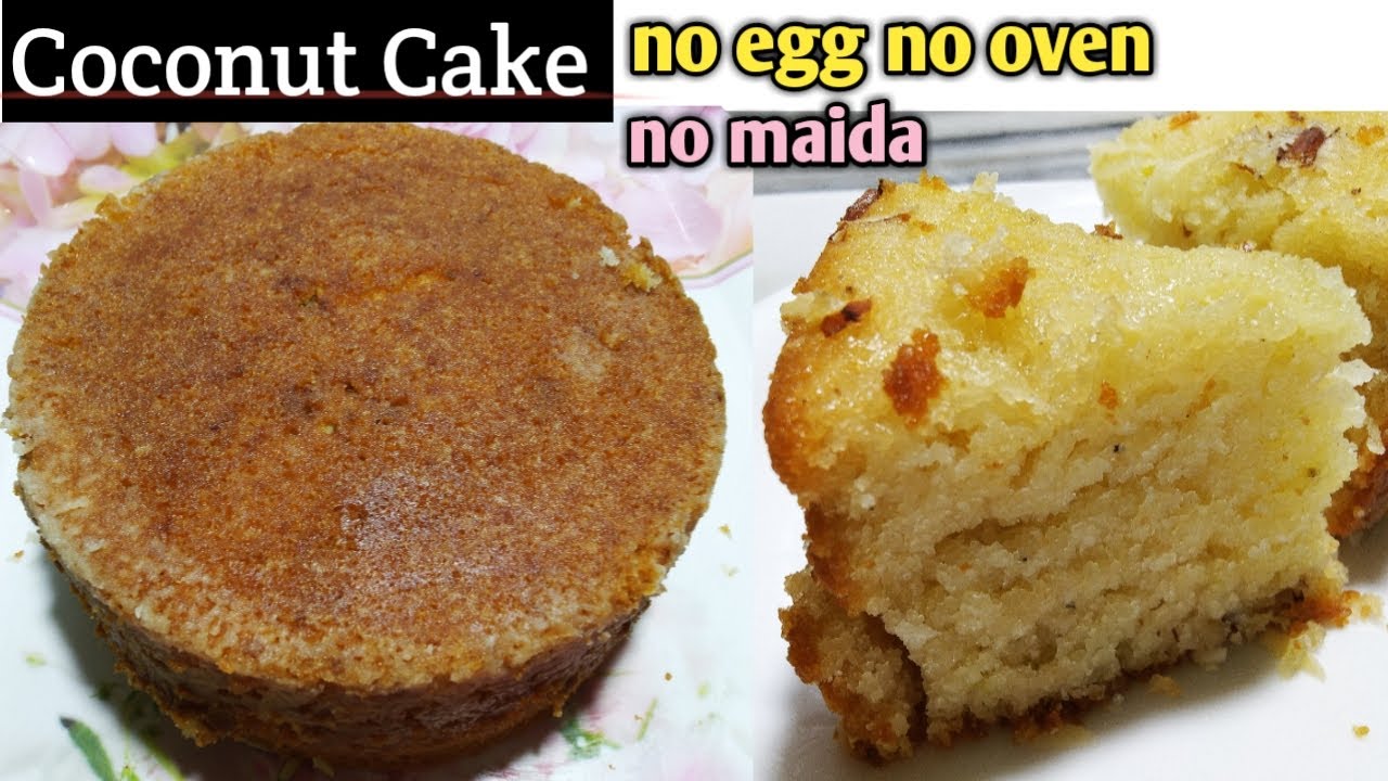 Coconut Cake Recipe | Rava Cake | Eggless Cake Without Oven