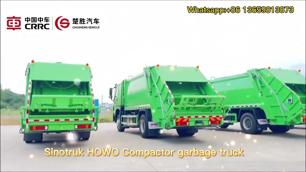 15 units Compactor garbage trucks are shipped out.