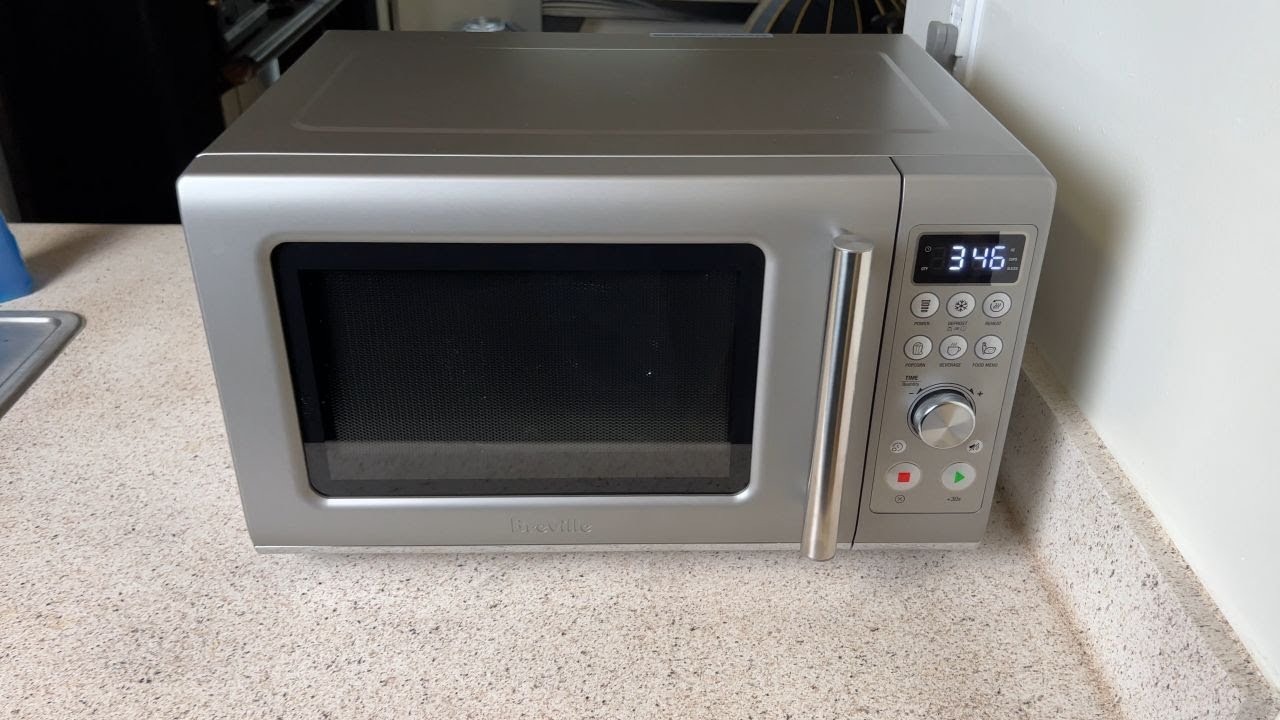 Компактная микроволновая печь Breville с плавным закрытием дверцы - Модель: BMO650SIL