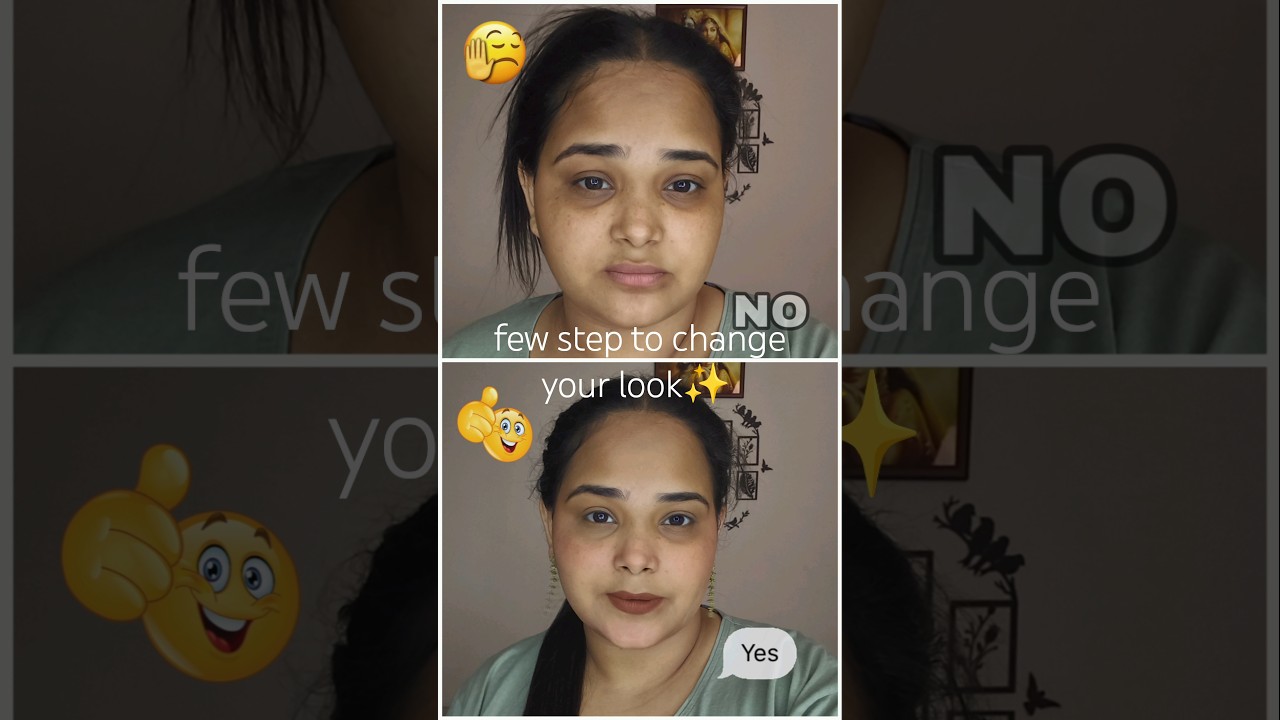 How I glow up without a full face of makeup 