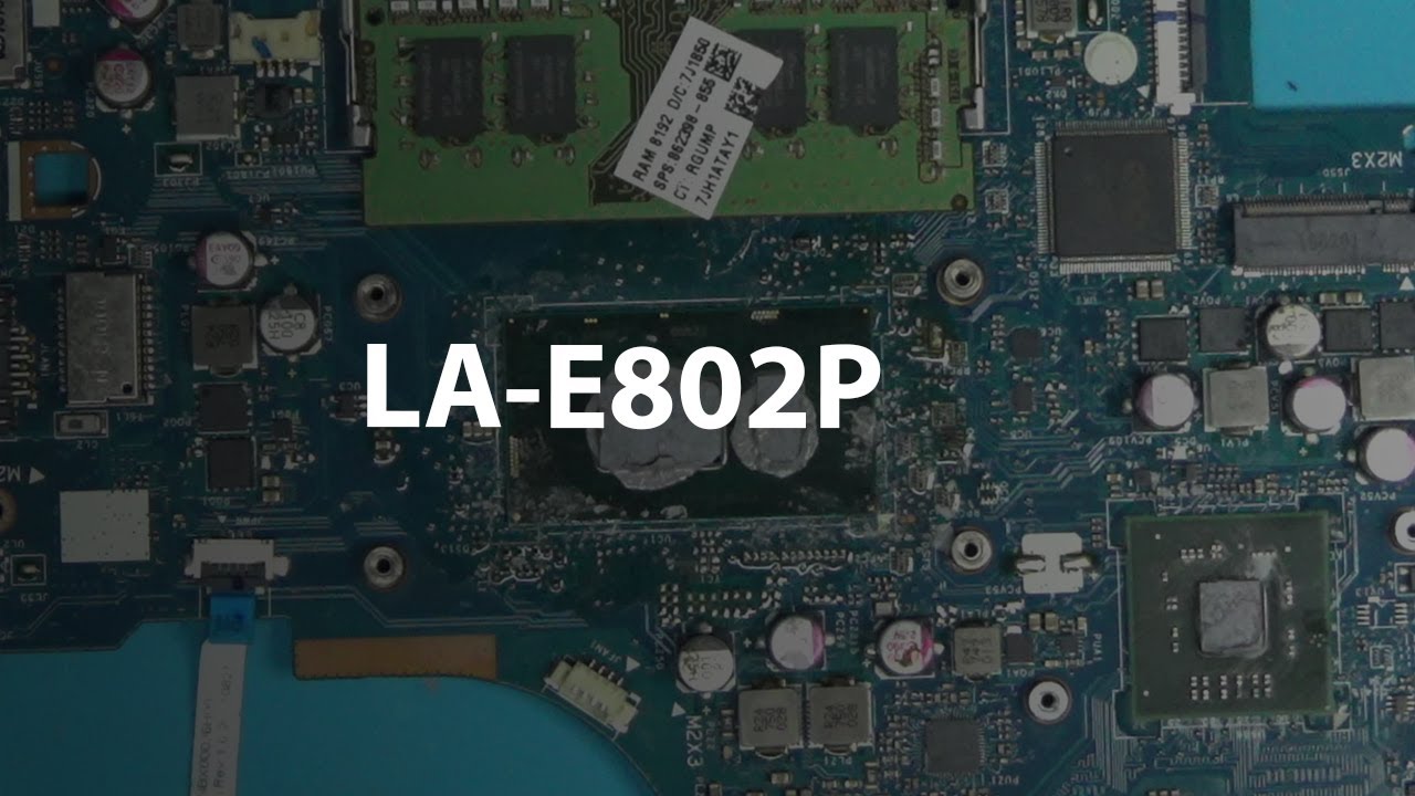 Hp LA-802P Rev 1.0  - No Display  Repair