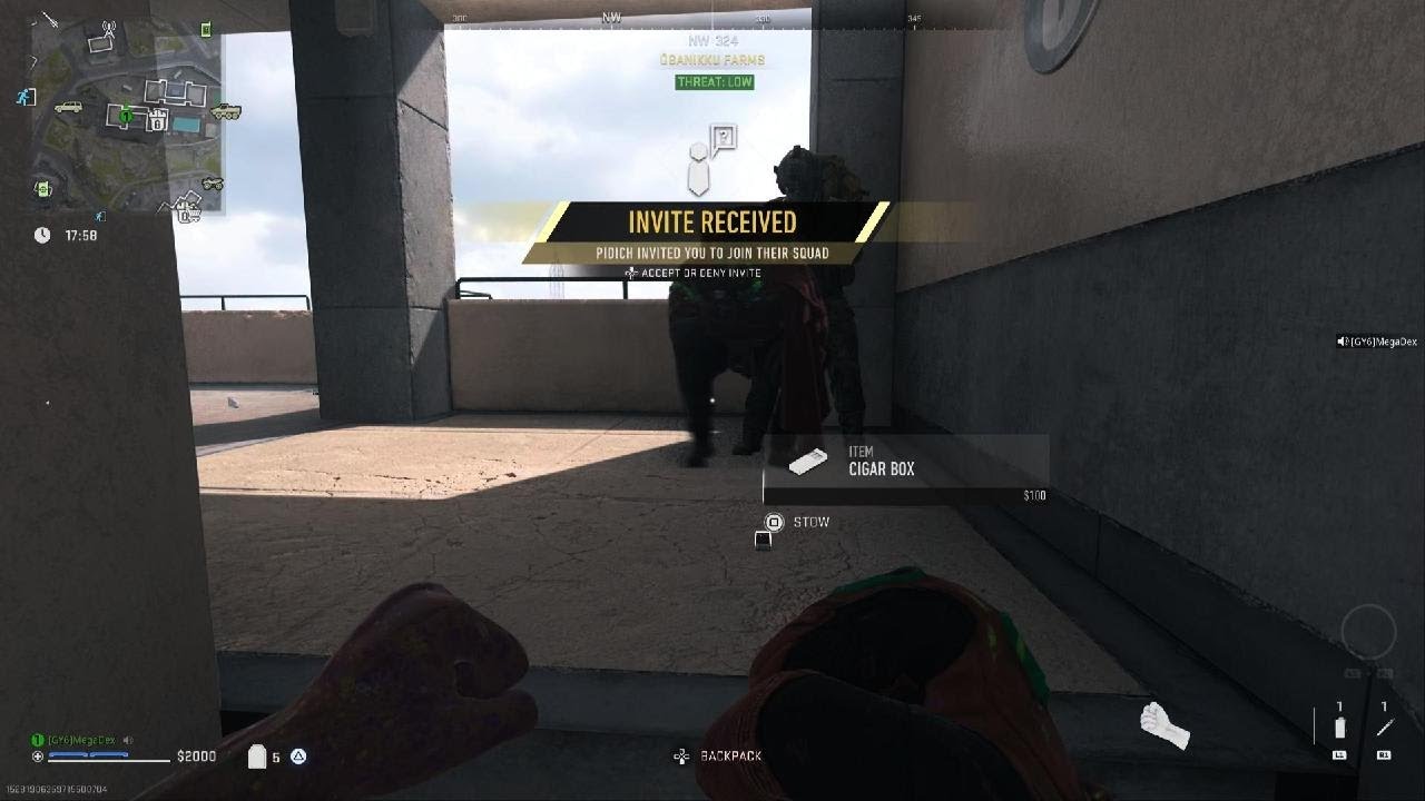 Call Of Duty / MW2 / DMZ / Trying to sell cigar boxes on Ashika Island