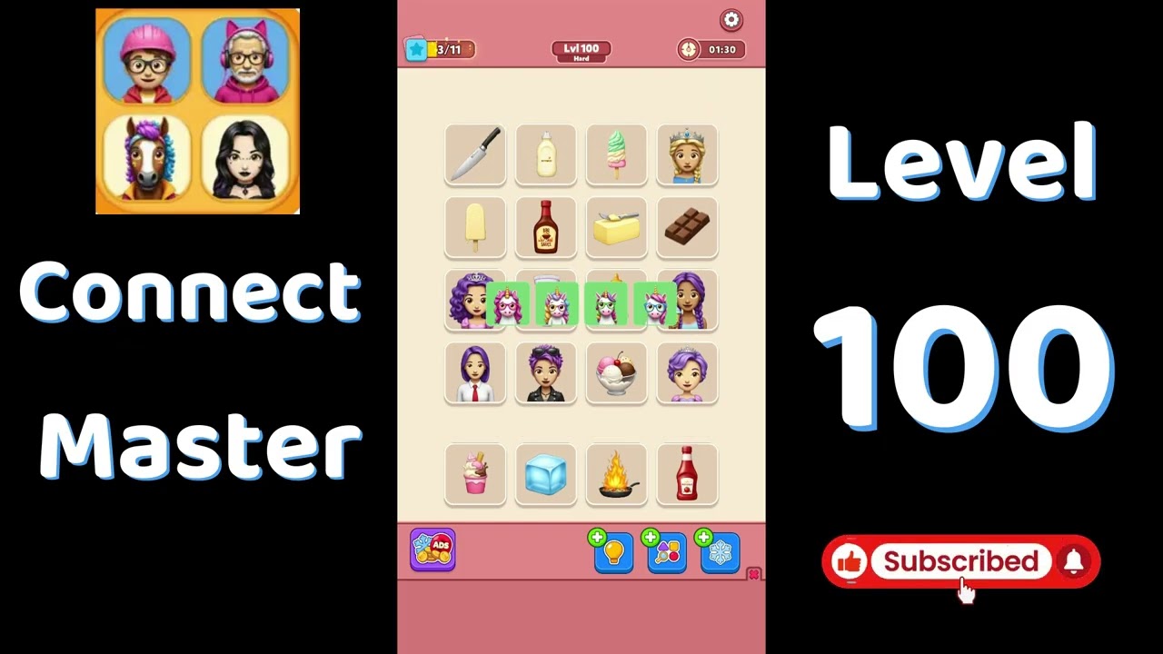 Connect Master Level 100 Walkthrough 🧩 | Match Puzzle | Puzzle Solutions & Tips | Go Answer