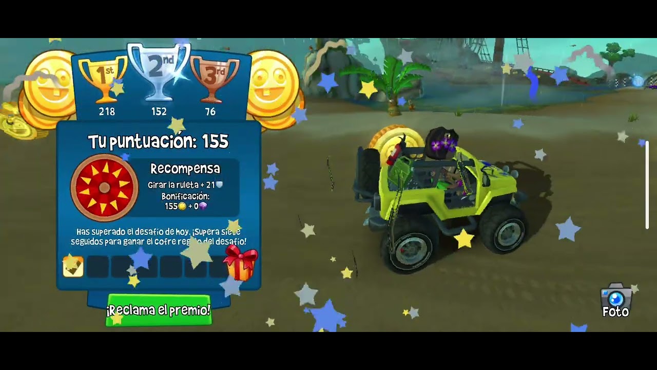 Jugando beach buggy racing 2