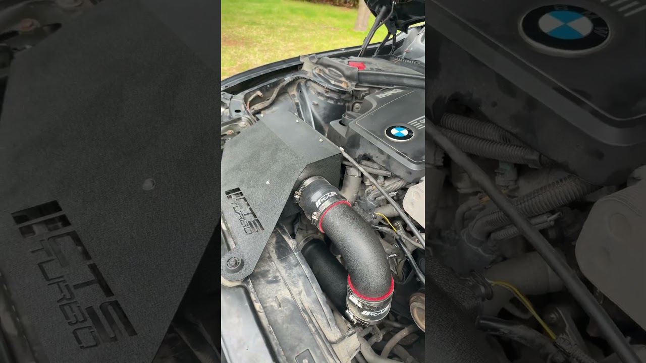328i F30 N20 CTS cold air intake install part 2