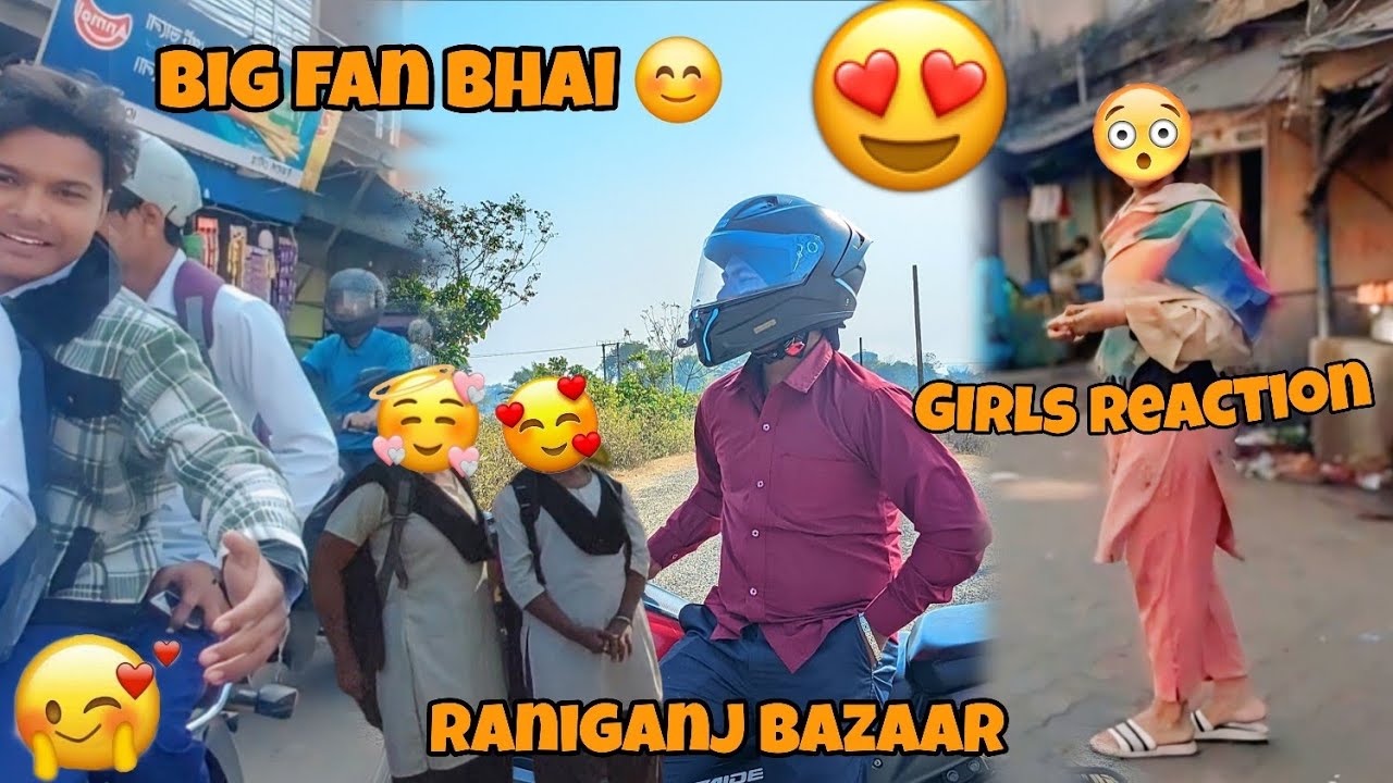 Fan Reaction 😊 girl reaction 😃|| Rani ganj baza 👀😎 xtn_rider_99?