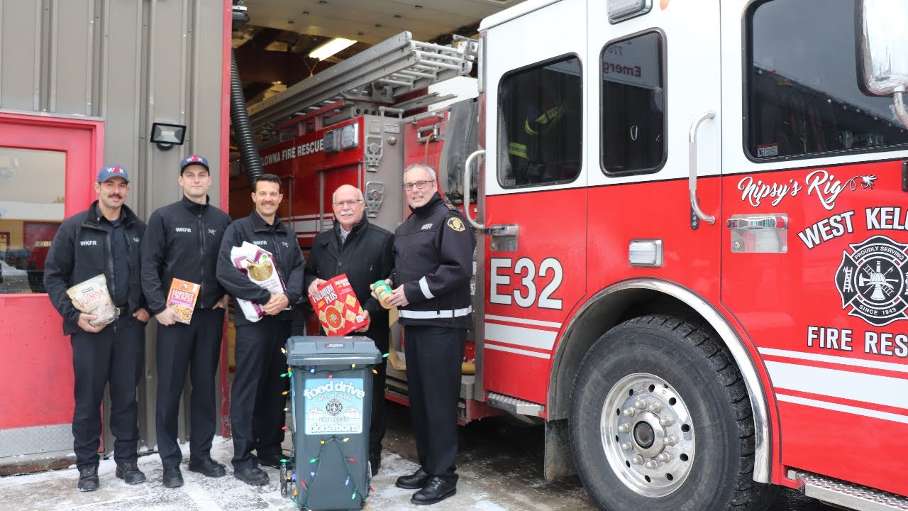West Kelowna Fire Rescue's 25th  Annual Holiday Food Drive