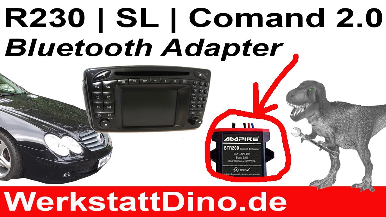 Mercedes Comand 2.0 mit Bluetooth (R230)