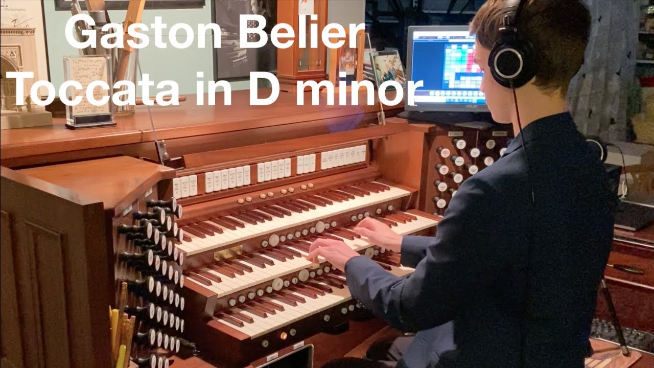 Gaston Belier, Toccata in D minor