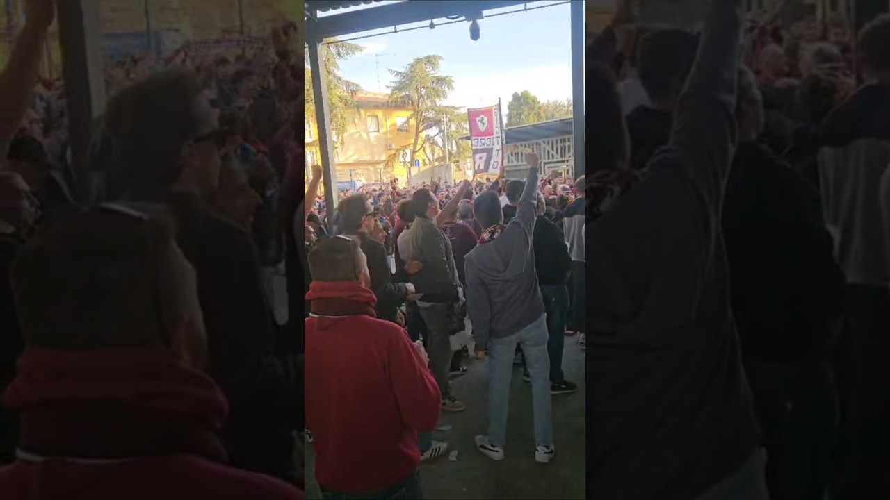 Ravenna-Arezzo 0-3, i tifosi amaranto festeggiano alla fine della partita
